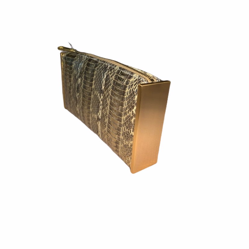 Marjory Harvey Gold Hand Clutch